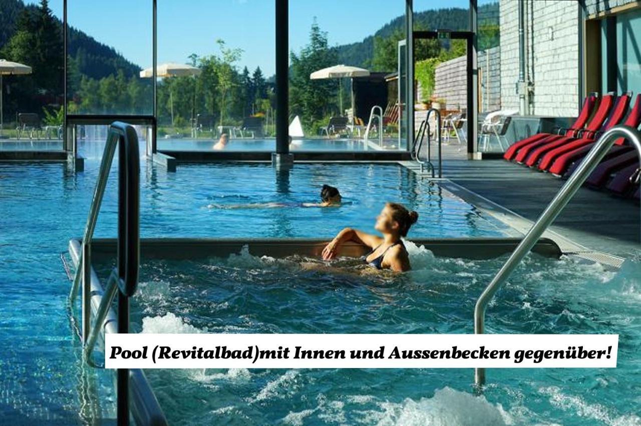 B1 Albmatte-Fewo Sauna, Hallenbad Aussenbecken Massagen Nebenan Menzenschwand-Hinterdorf エクステリア 写真